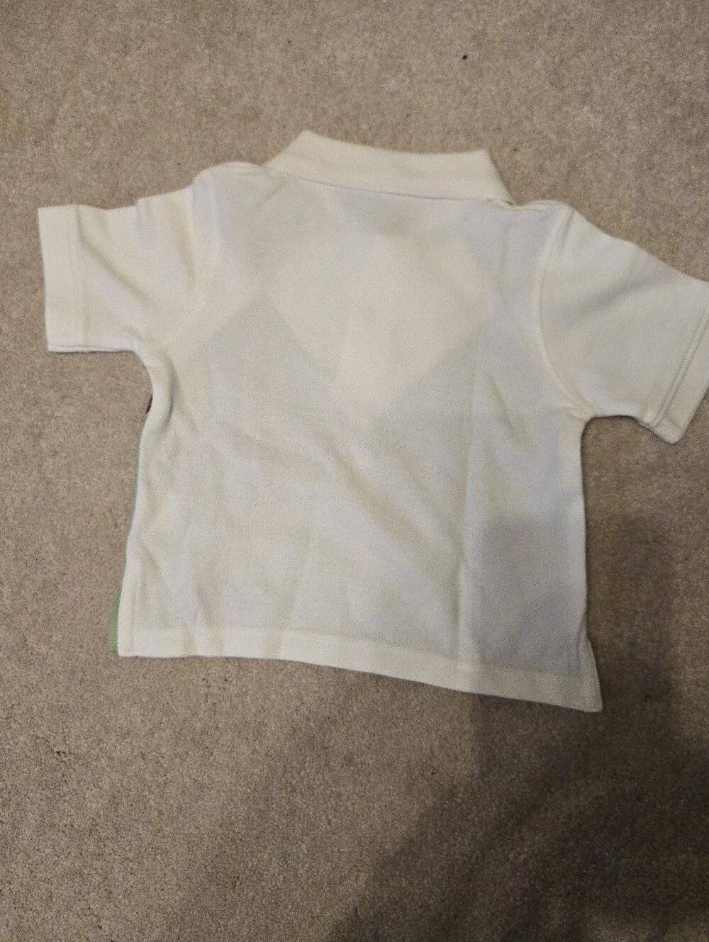NWT Gymboree 6-12 Months White/Green/Brown Argyle Polo and Brown Cargo Shorts